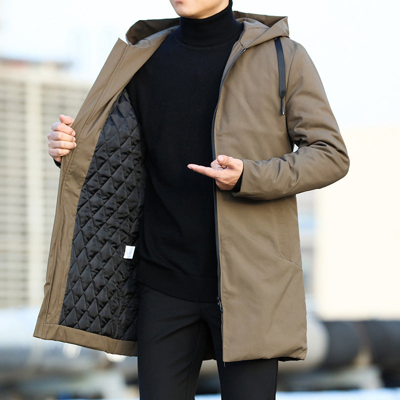 Elwood | Stylish Men's Winter Coat - Modern Quilted Hooded Design 2