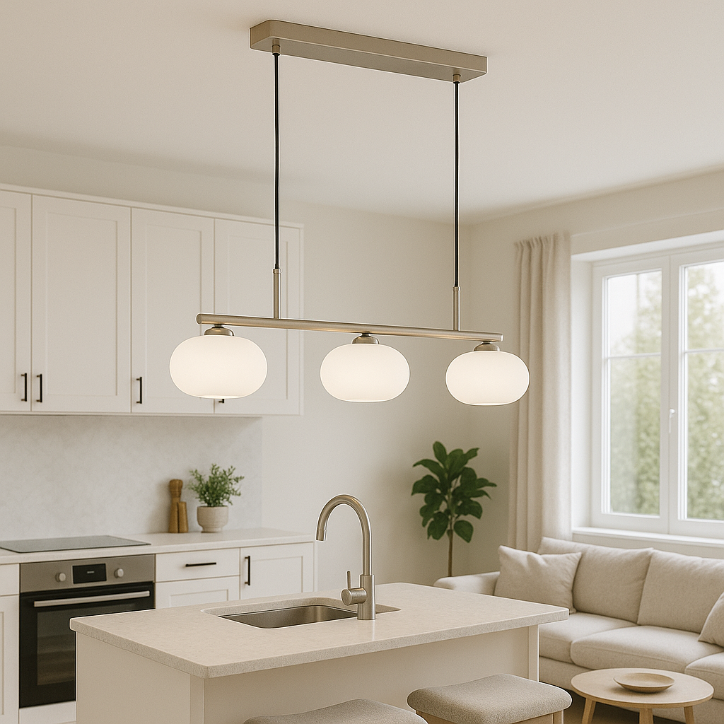 Elyra | Modern Style Bauhaus 3-head Pendant Lamp 1