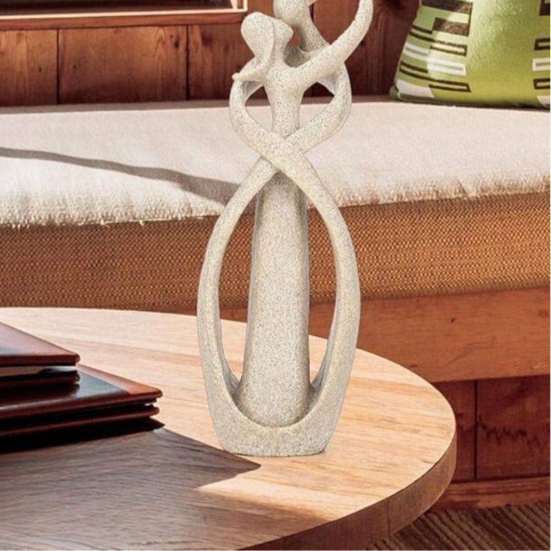 ElysianArt | Timeless Elegant Abstract Love Sculpture for Home Décor 5