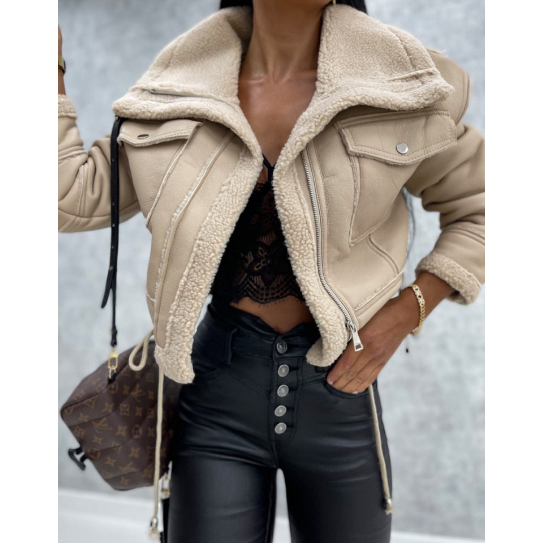 Emerson | Trendy Women’s Warm Cropped Puffer Jacket for Winter Comfort 0