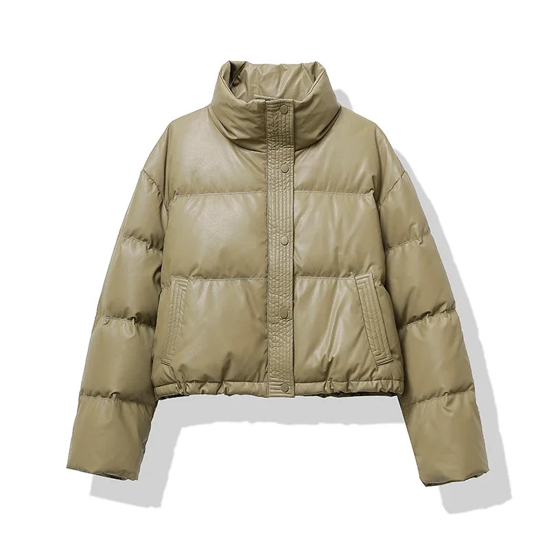 Emily | Cozy Stylish Black Puffer Jacket for Women 2