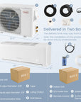 Energy Star Certified 22000 BTU 21 SEER2 Ductless Mini Split Air Conditioner and Heater 208-230V Works with Alexa 6