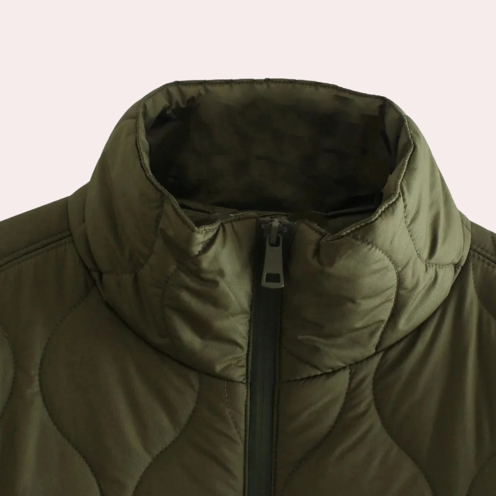 Esma | Women&#39;s Lightweight Quilted Short-Sleeve Winter Jacket 4