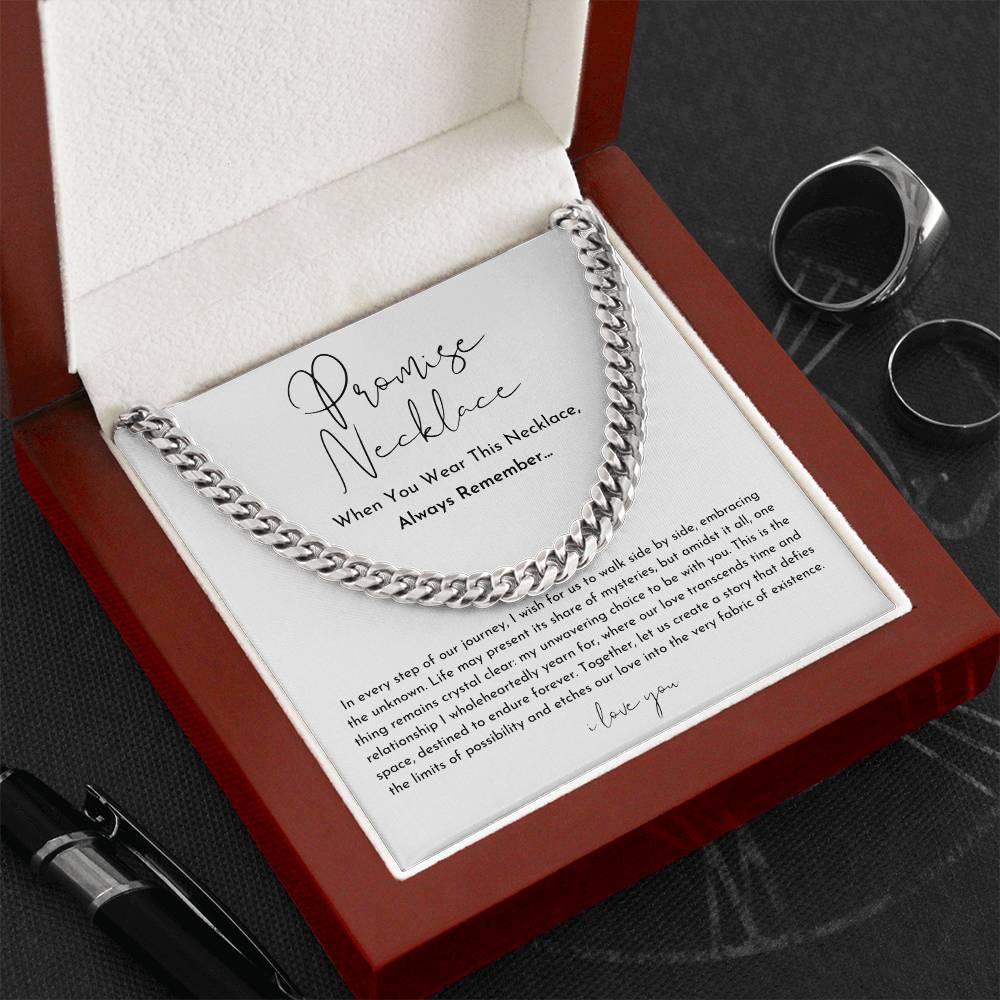 EternaLink | Promise Necklace with Elegant Minimalist Design 4