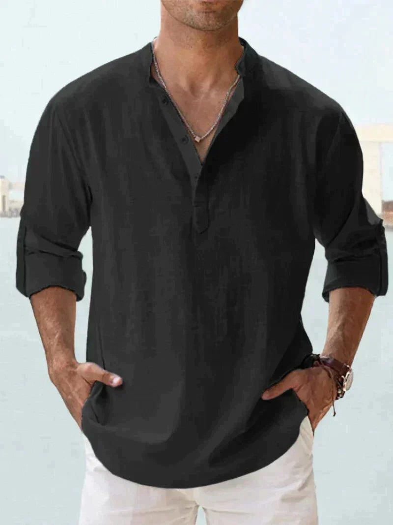 Ethan | Casual Elegant Long Sleeve Men's Shirt 1