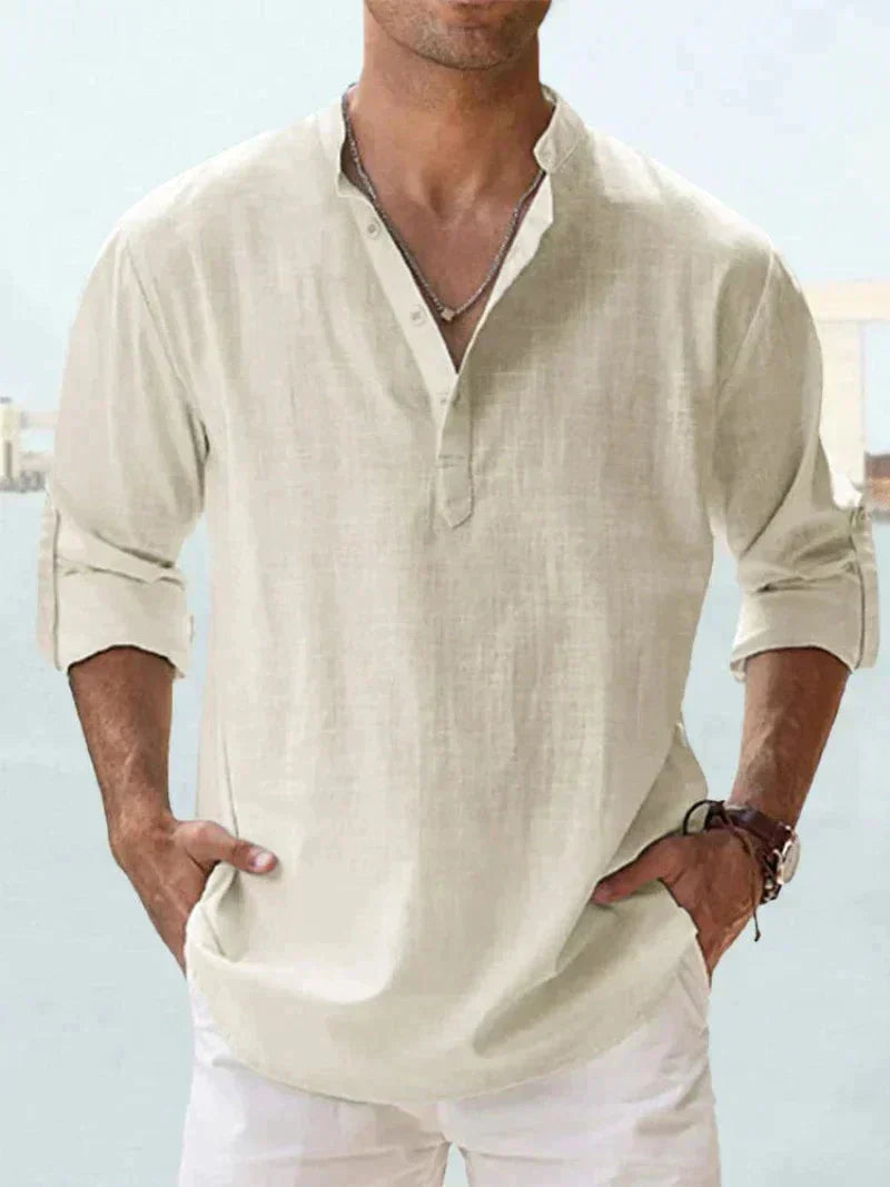 Ethan | Casual Elegant Long Sleeve Men's Shirt 3