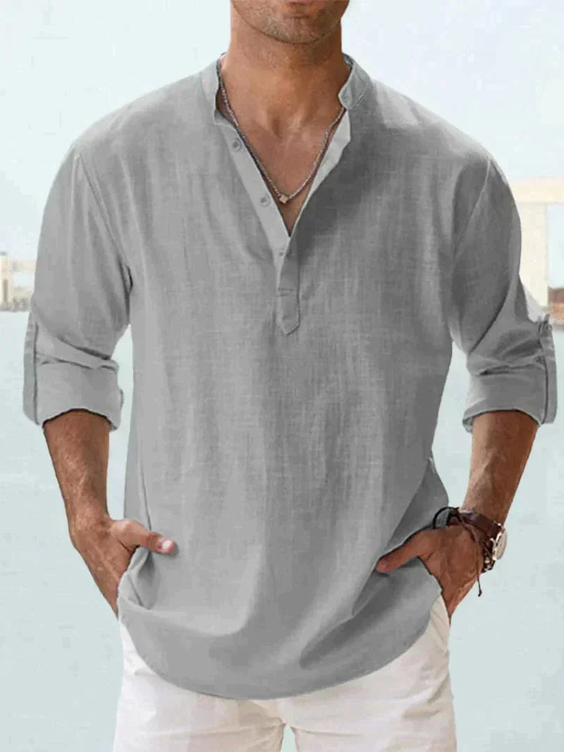 Ethan | Casual Elegant Long Sleeve Men's Shirt 4