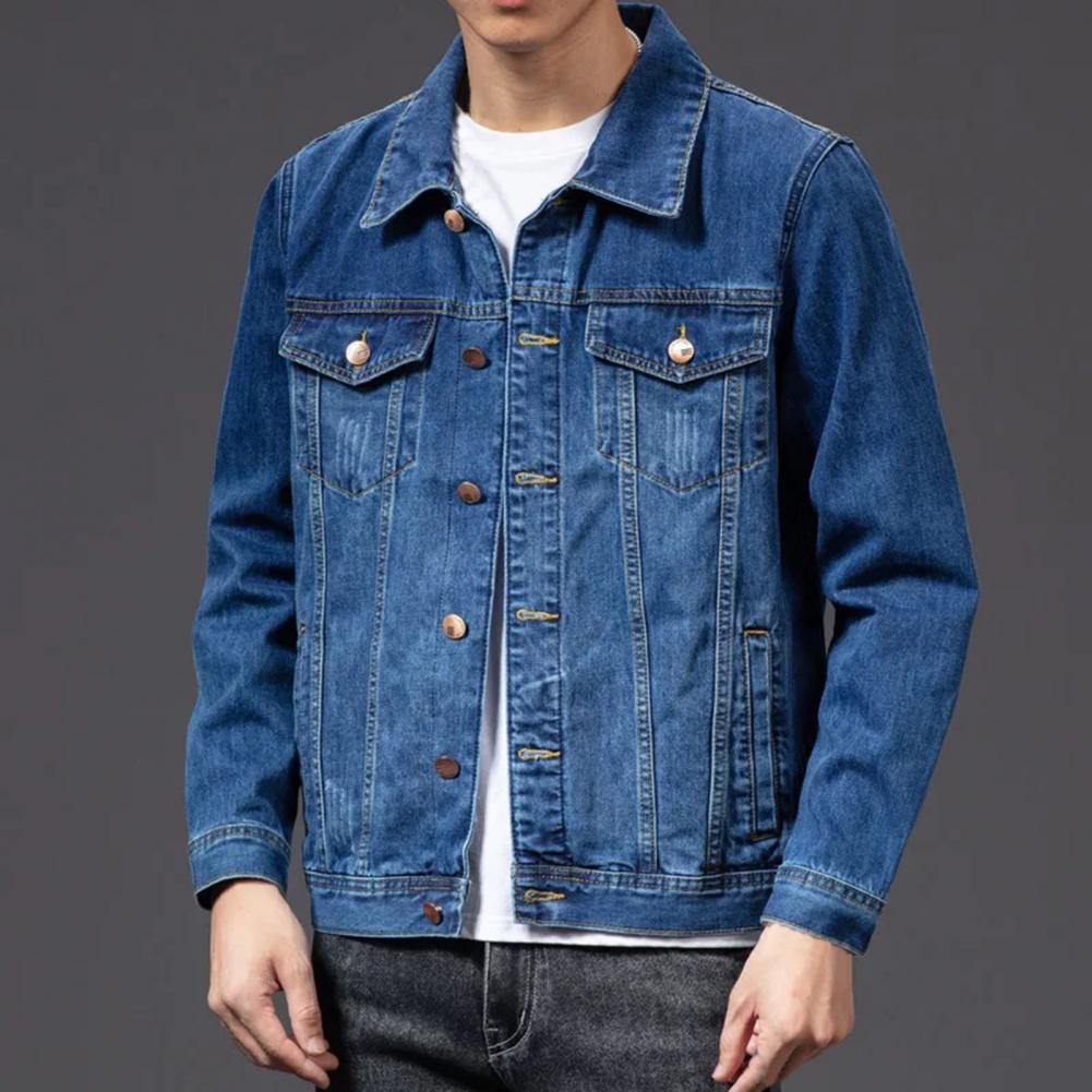Ethan | Classic Blue Denim Jacket for Men 1