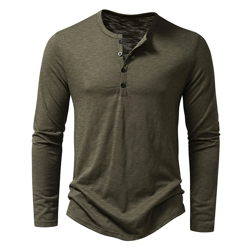 Ethan | Classic Casual Henley Shirt for Men 2