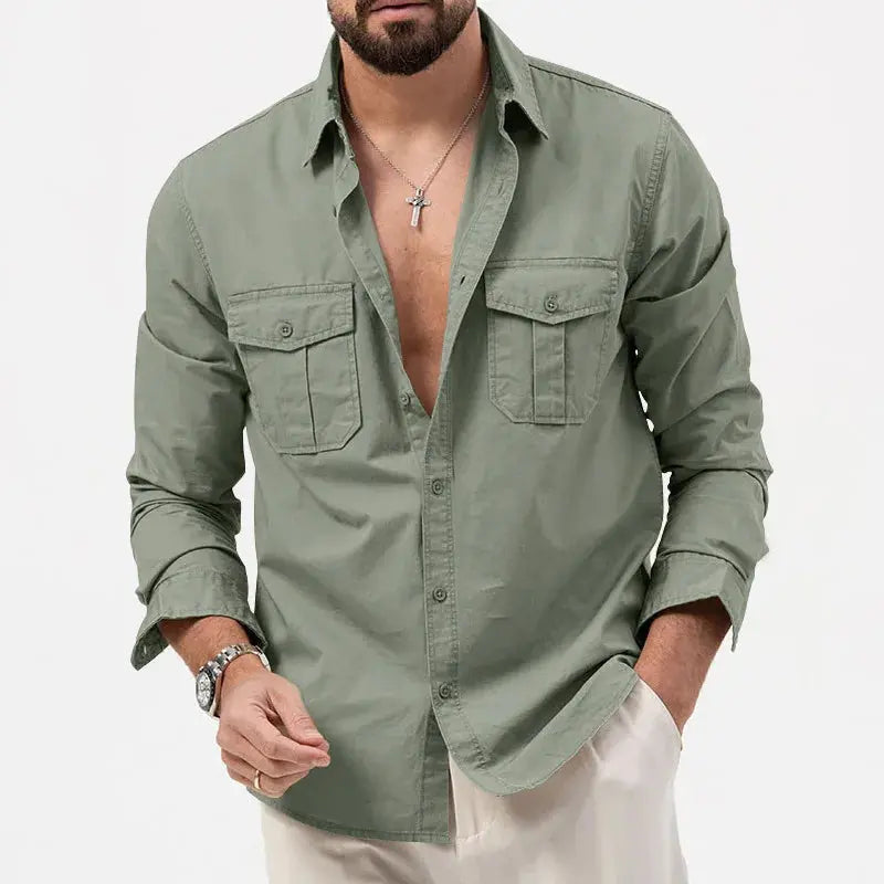 Ethan | Classic Elegant Long Sleeve Men's Shirt 2