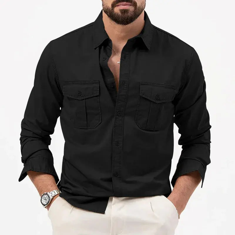 Ethan | Classic Elegant Long Sleeve Men's Shirt 3