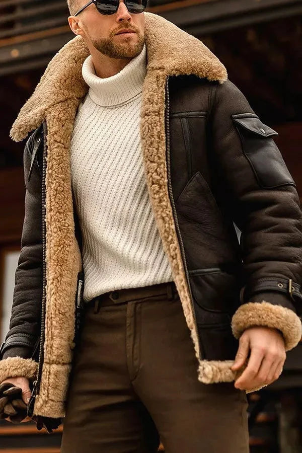 Ethan | Classic Elegant Mens Leather Jacket 3