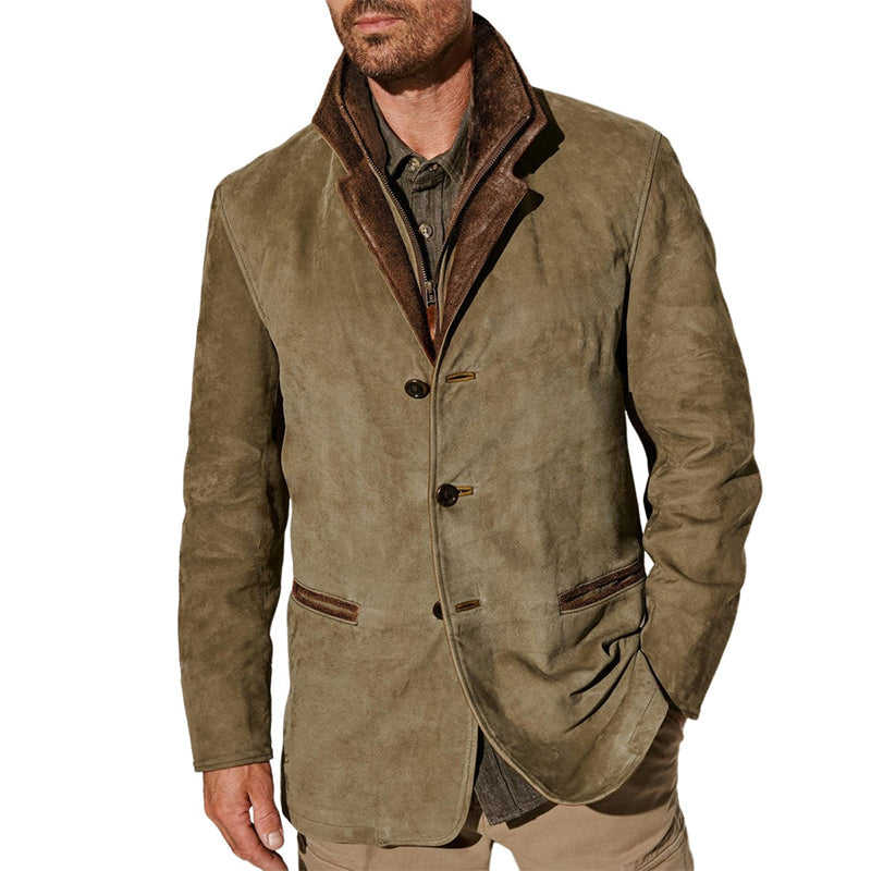 Ethan | Classic Soft Suede Jacket 1