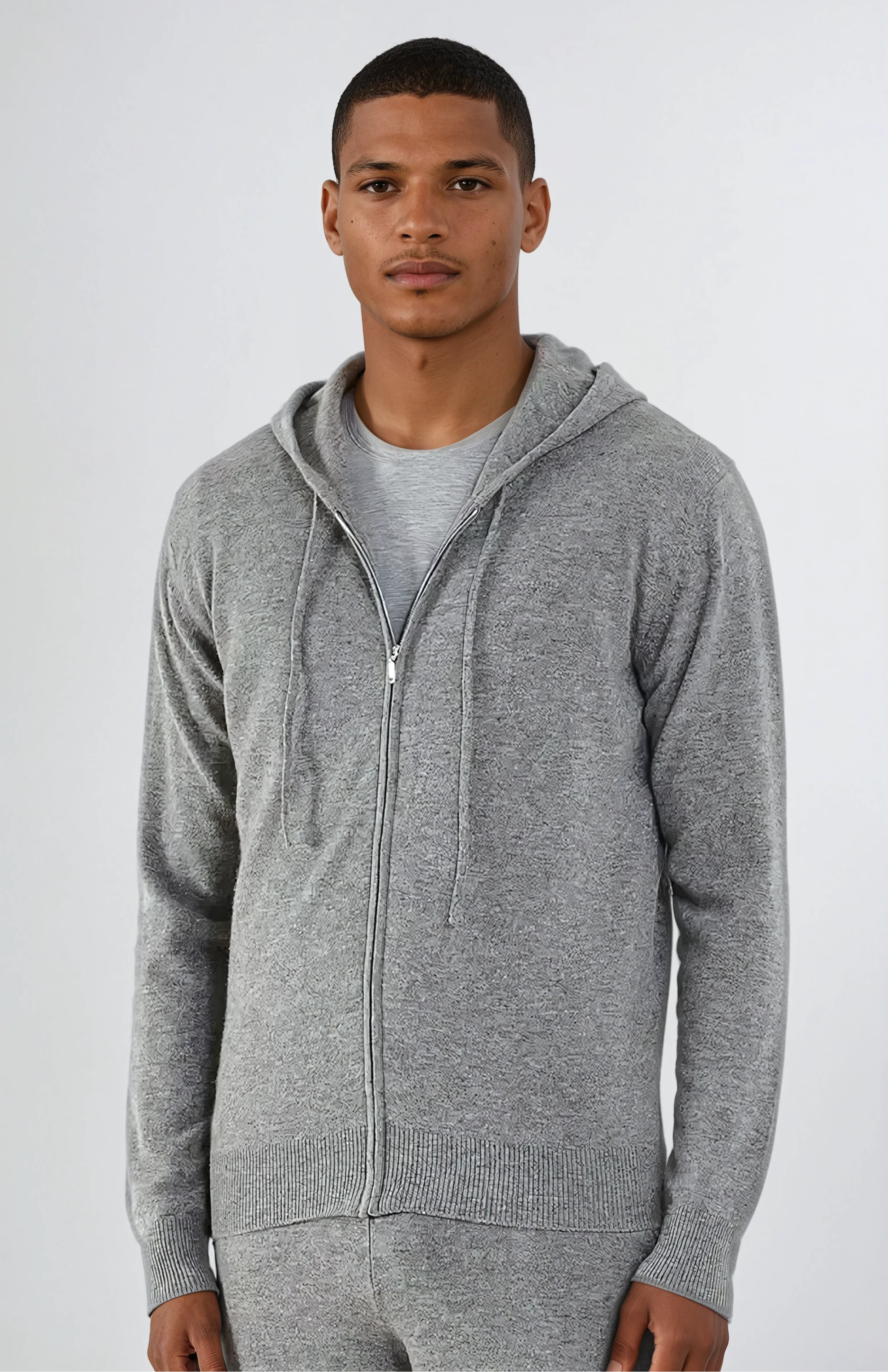 Ethan | Elegant Comfortable Cashmere Knit Zip Vest 0