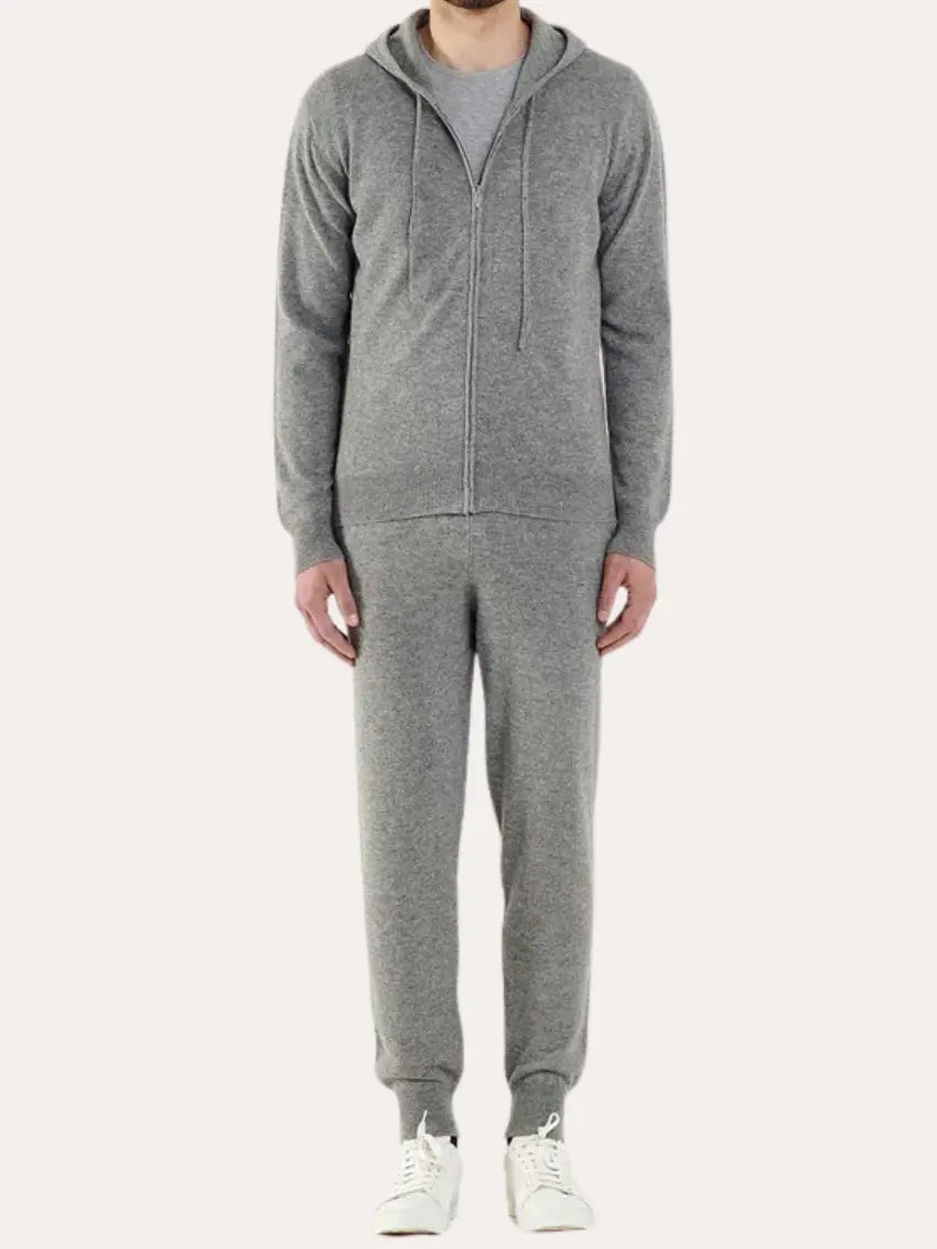 Ethan | Elegant Comfortable Cashmere Knit Zip Vest 3