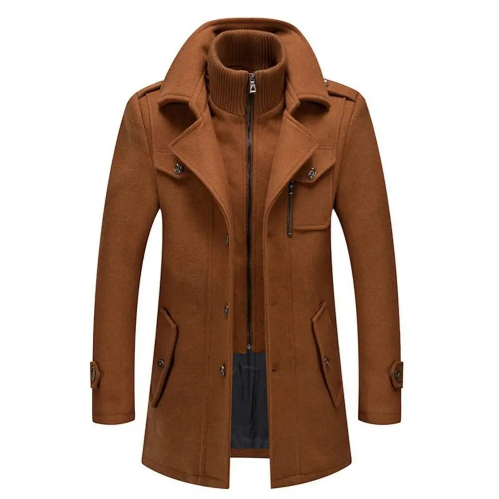 Ethan | Elegant Modern Double Collar Men's Jacket 1