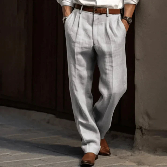 Ethan | Elegant Tailored Trousers, Breathable Fabric 1
