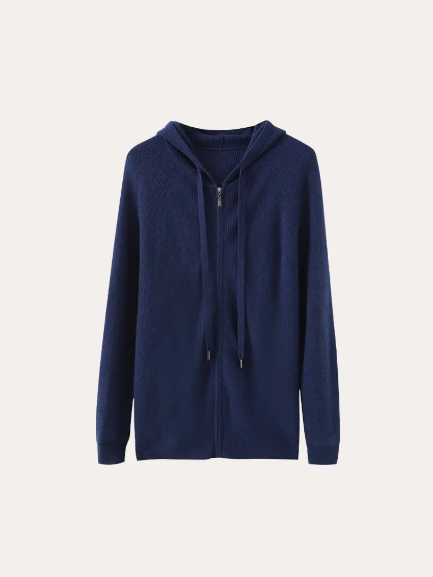 Ethan | Elegant Versatile Cashmere Knit Zip Vest 1