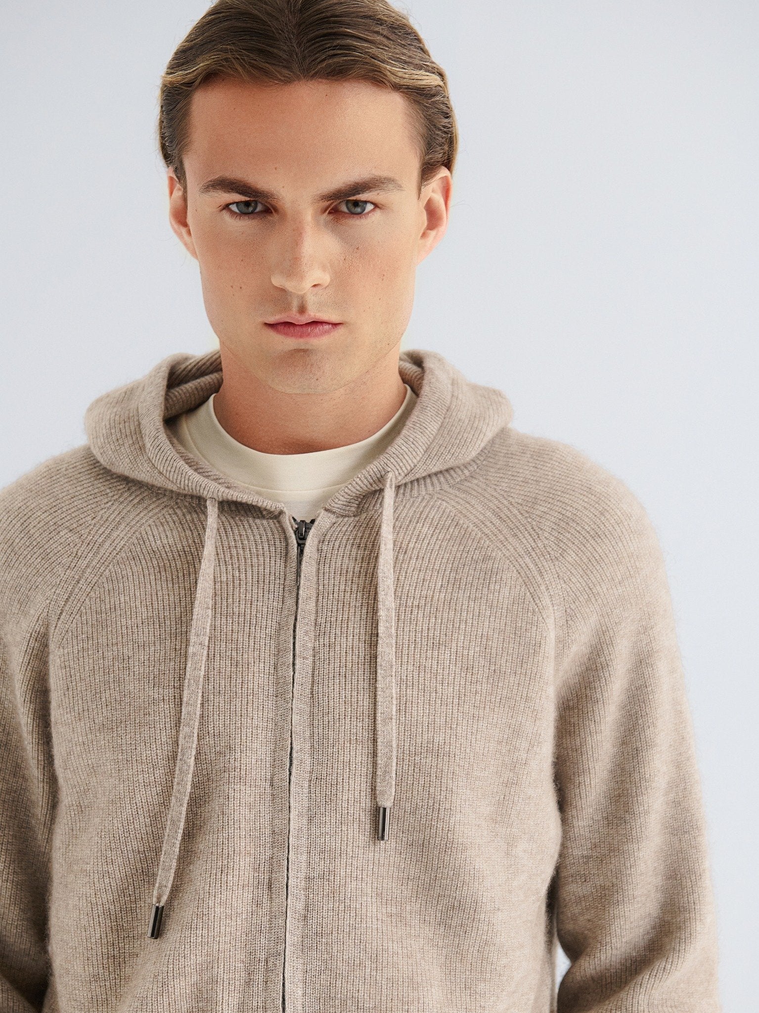 Ethan | Luxurious Cashmere Zip Hoodie for Men 1