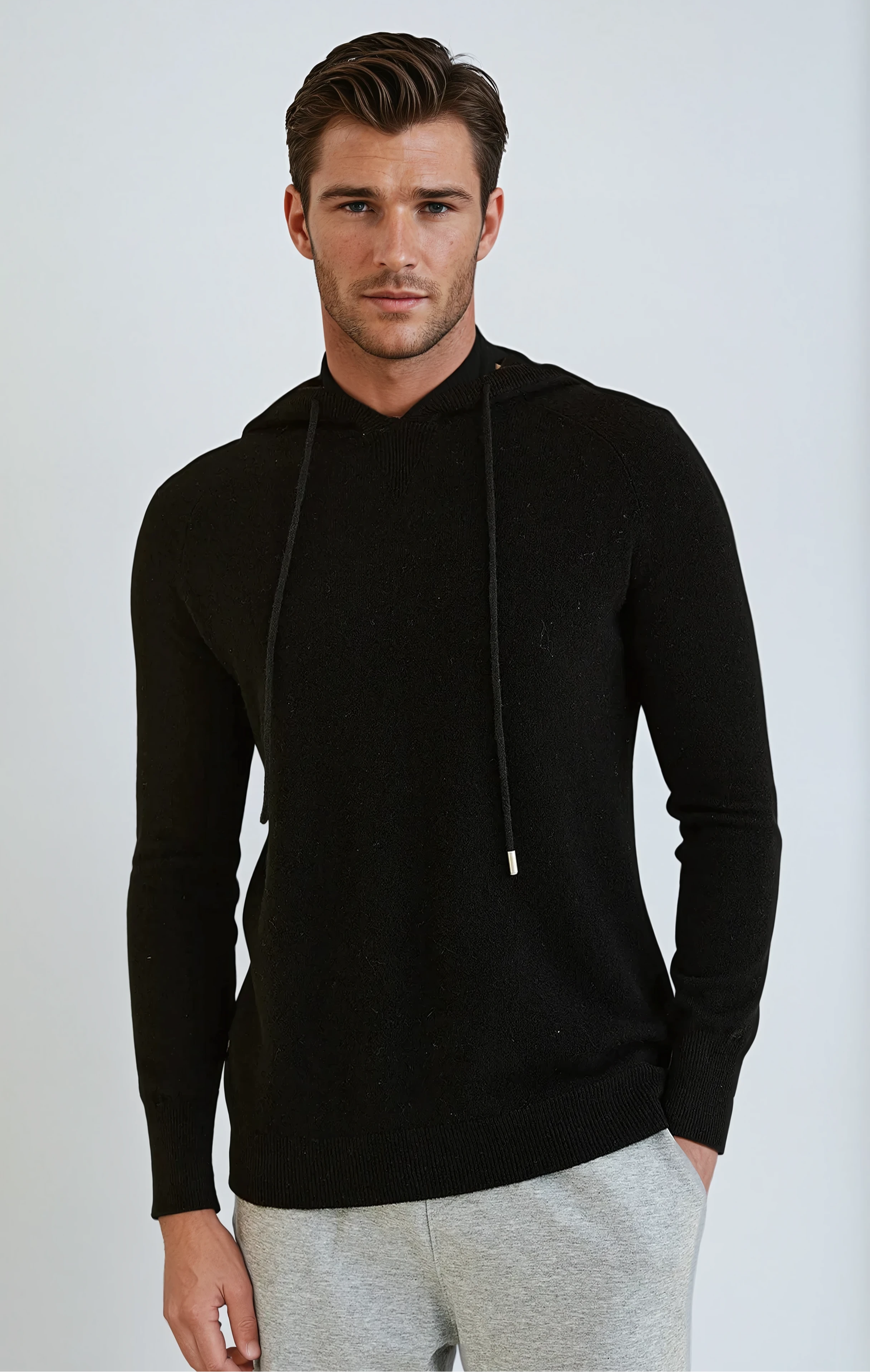 Ethan | Luxurious Classic Cashmere Hoodie 0