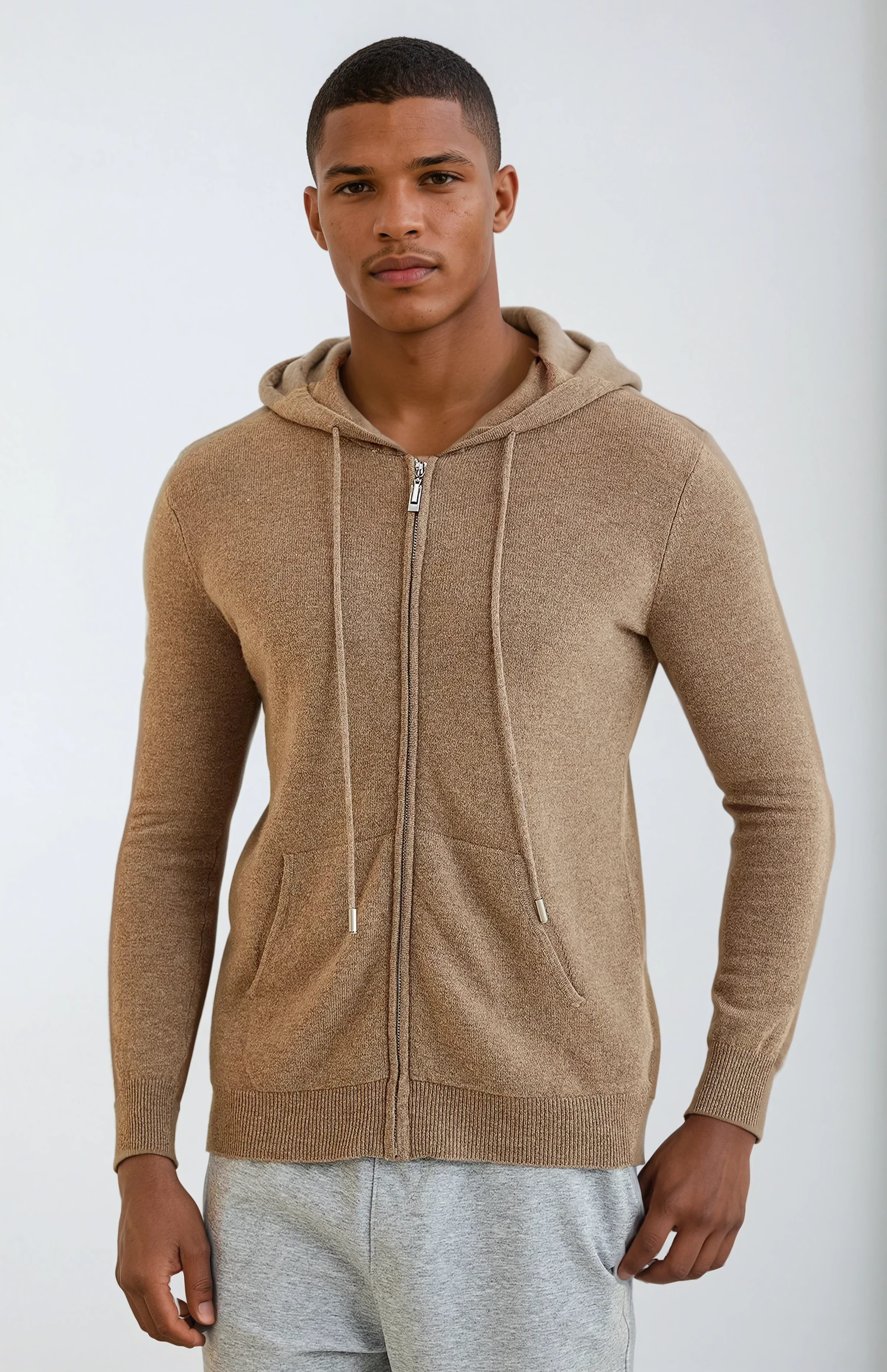 Ethan | Luxurious Modern Cashmere Zip Vest 0