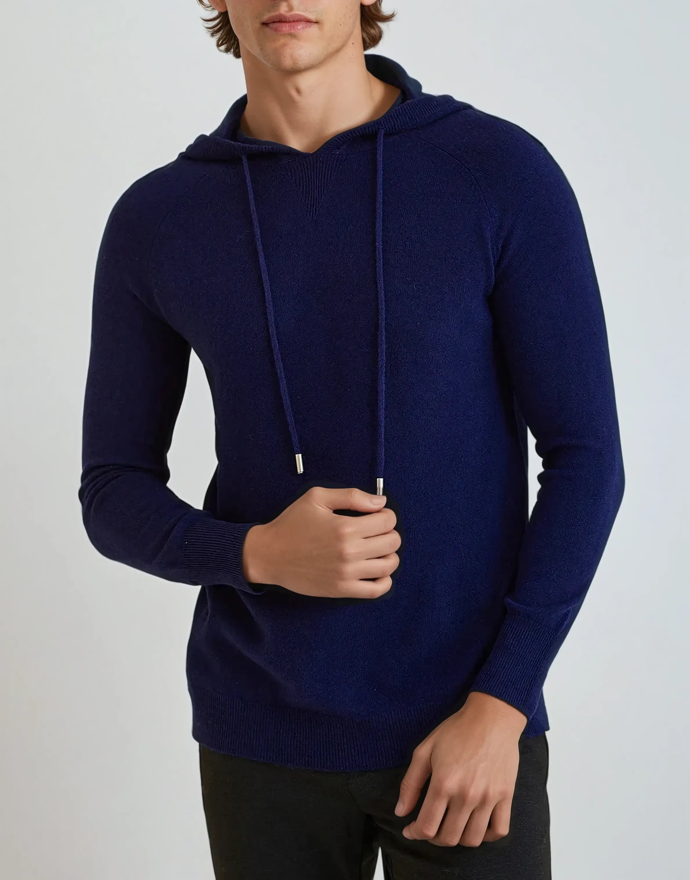 Ethan | Luxurious Slim Fit Cashmere Hoodie 1