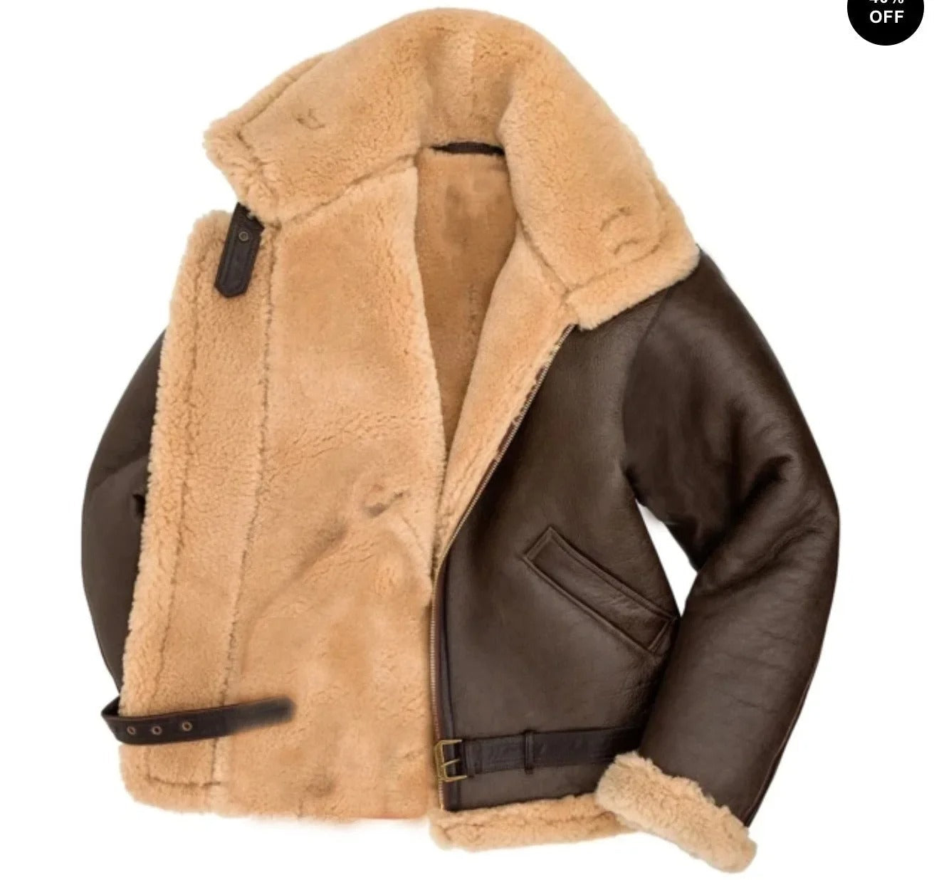 Ethan | Luxurious Soft Sheepskin Pilot Jacket 2