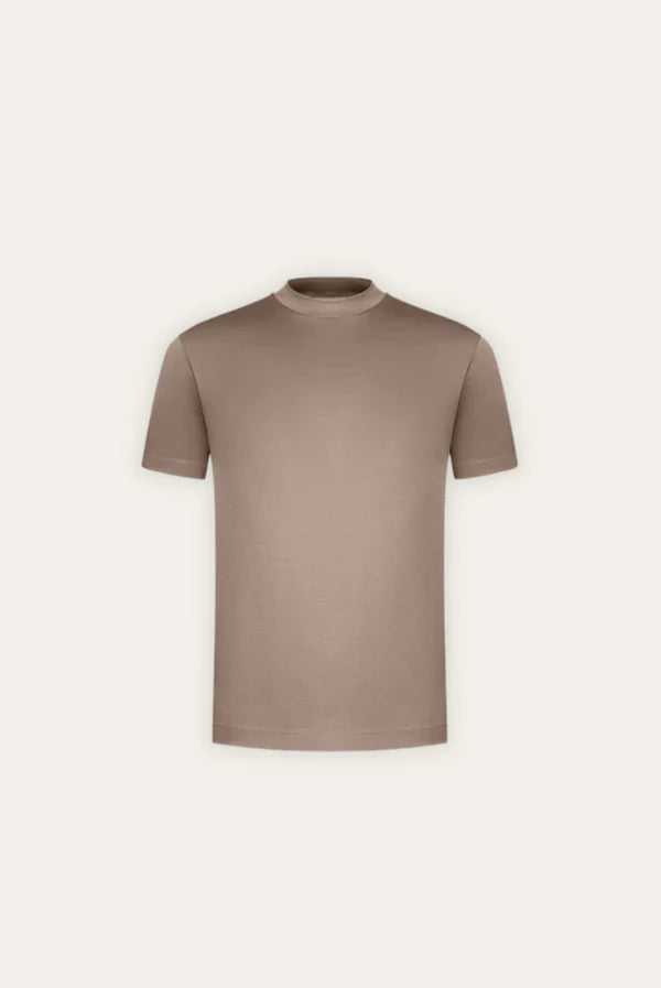 Ethan | Luxurious Tailored Men's T Shirt In Khaki 0