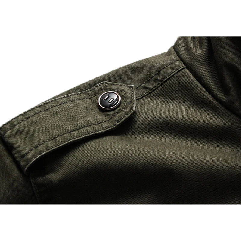 Ethan | Sleek Military Men&#39;s Jacket, Stylish and Comfortable Coats 8