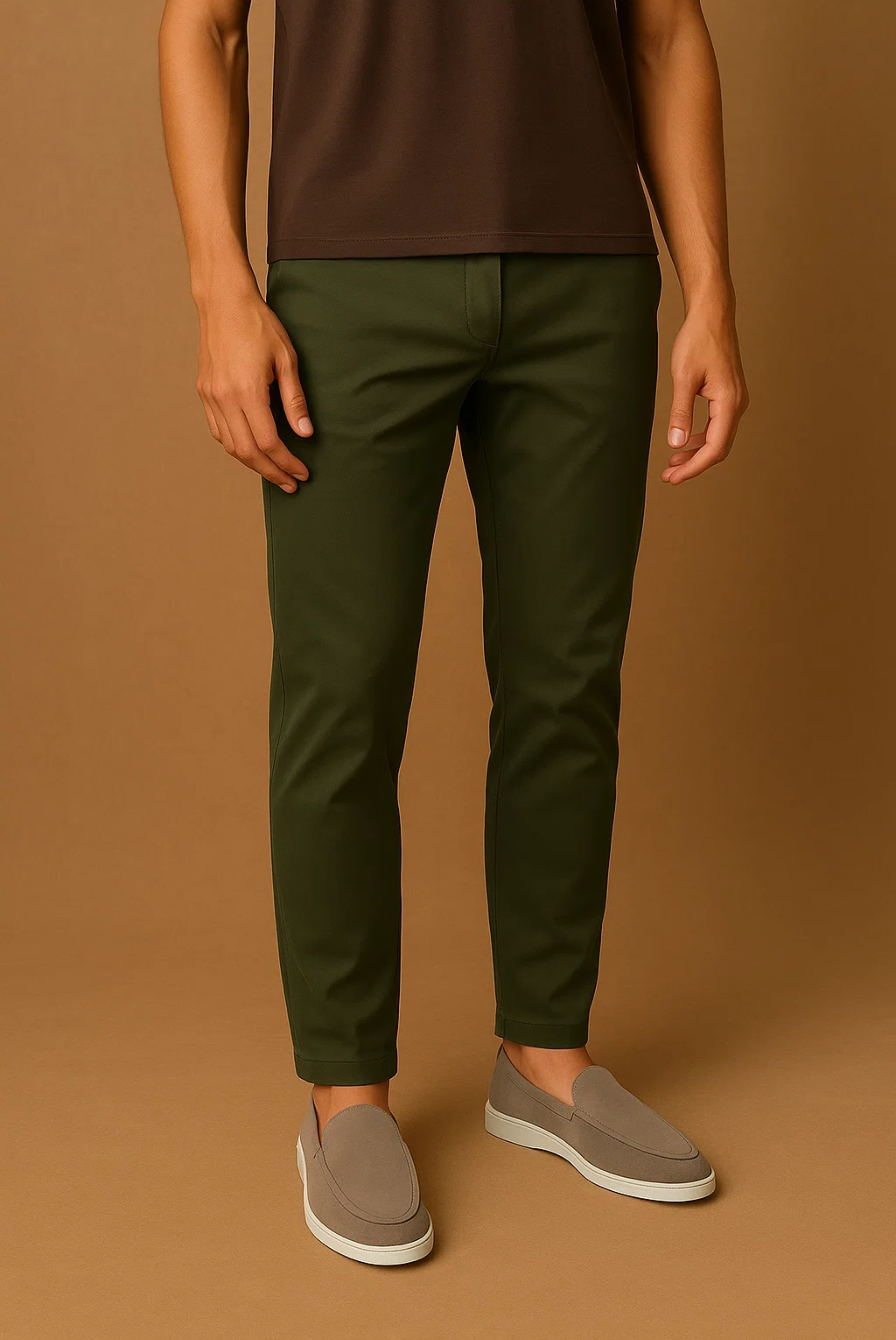 Ethan | Sophisticated Tailored Stretch Trousers 1