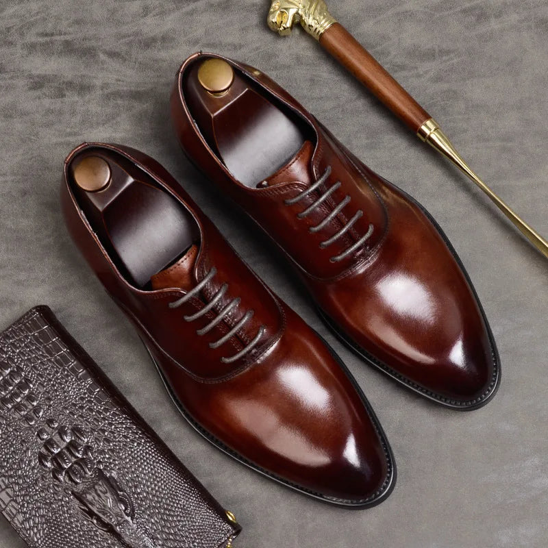 Ethan | Stylish Comfortable Black Dress Shoes 0