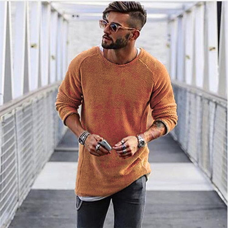 Ethan | Stylish Long Knit Sweater for Men 5
