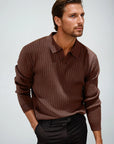 Ethan | Stylish Long Sleeve Polo Shirts for Men 1
