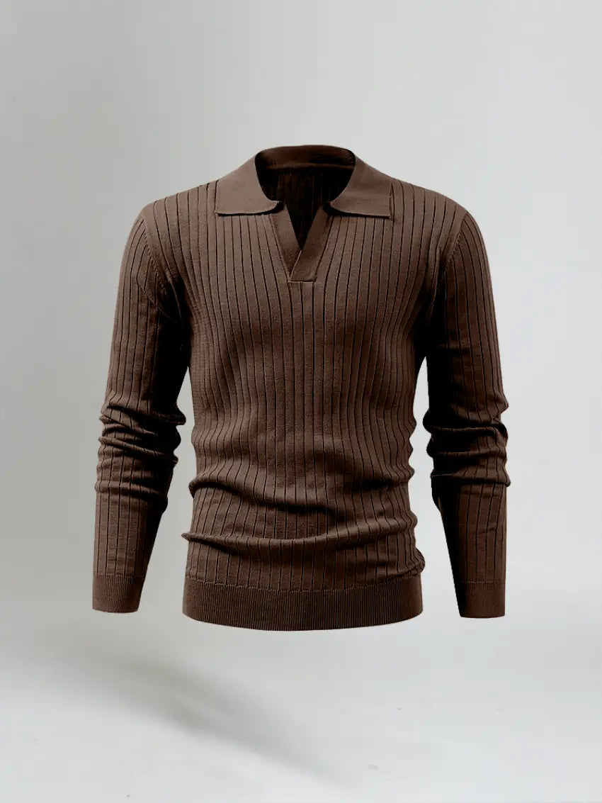 Ethan | Stylish Long Sleeve Polo Shirts for Men 2