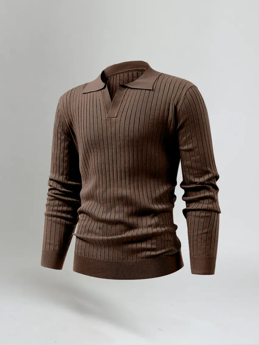Ethan | Stylish Long Sleeve Polo Shirts for Men 3