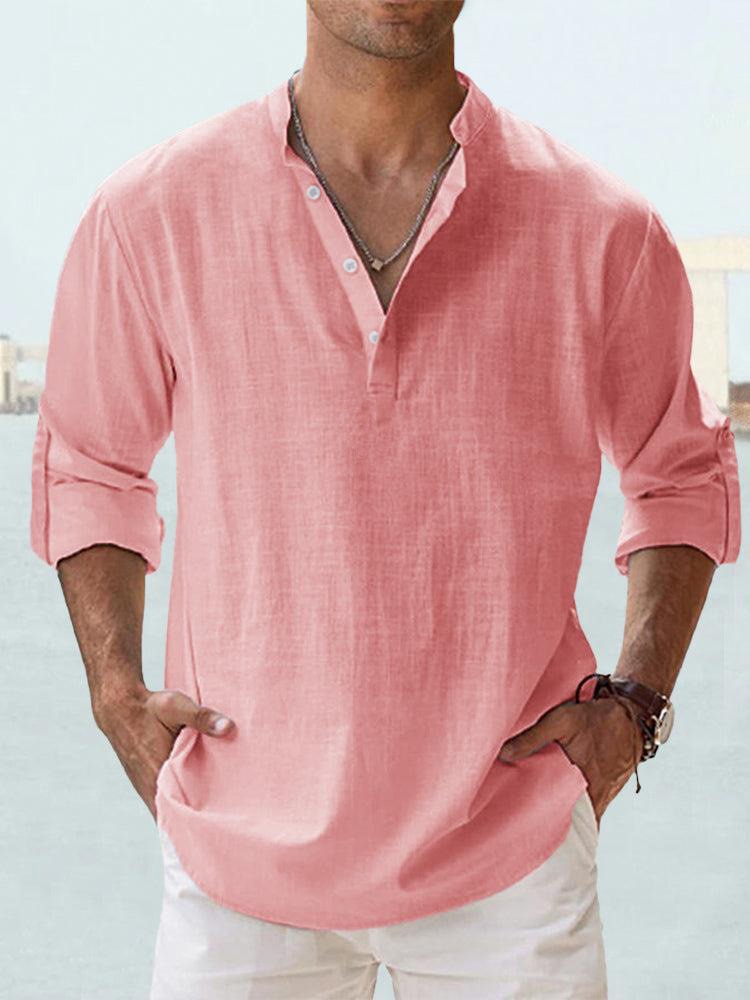 Ethan | Stylish Relaxed Linen Men's Shirt 1