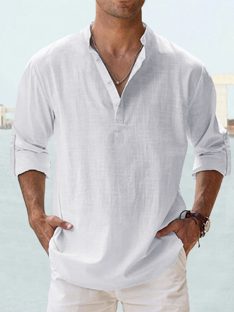 Ethan | Stylish Relaxed Linen Men's Shirt 4