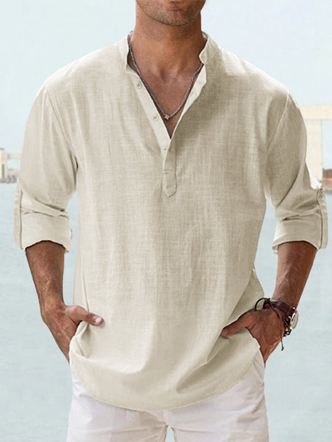 Ethan | Stylish Relaxed Linen Men&#39;s Shirt 6
