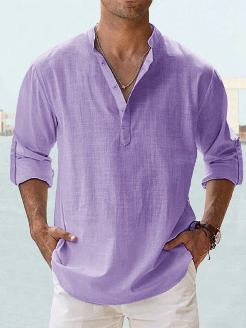 Ethan | Stylish Relaxed Linen Men&#39;s Shirt 7