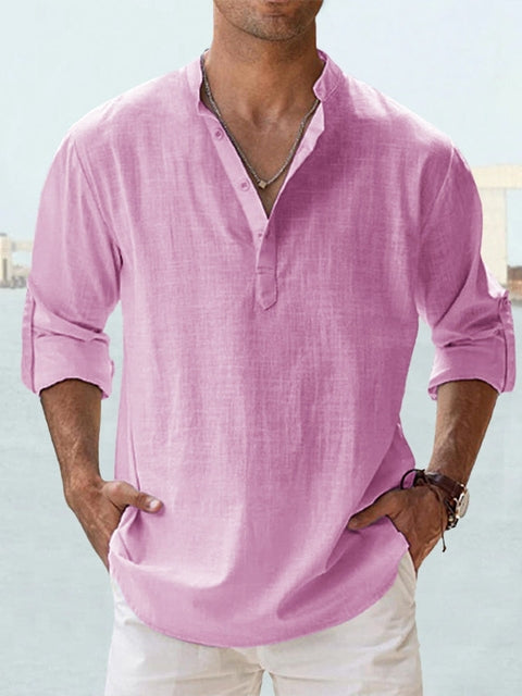 Ethan | Stylish Relaxed Linen Men&#39;s Shirt 8