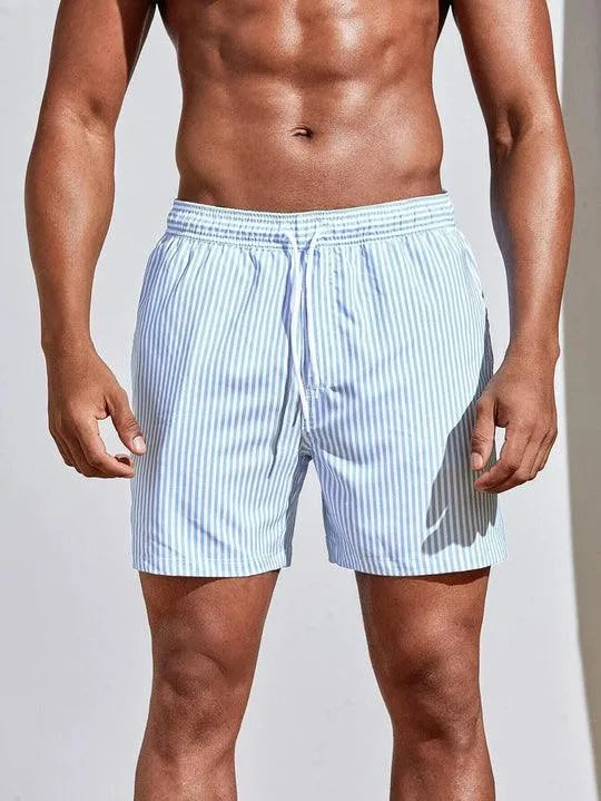 Ethan | Stylish Striped Swim Shorts for Men 1