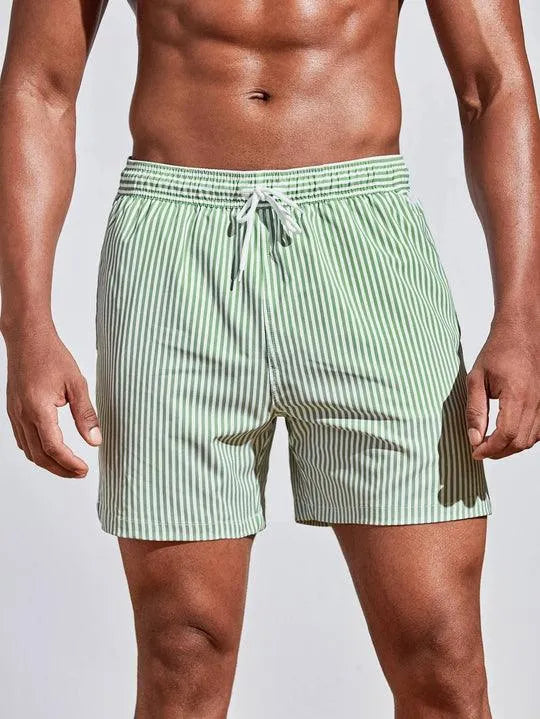 Ethan | Stylish Striped Swim Shorts for Men 2