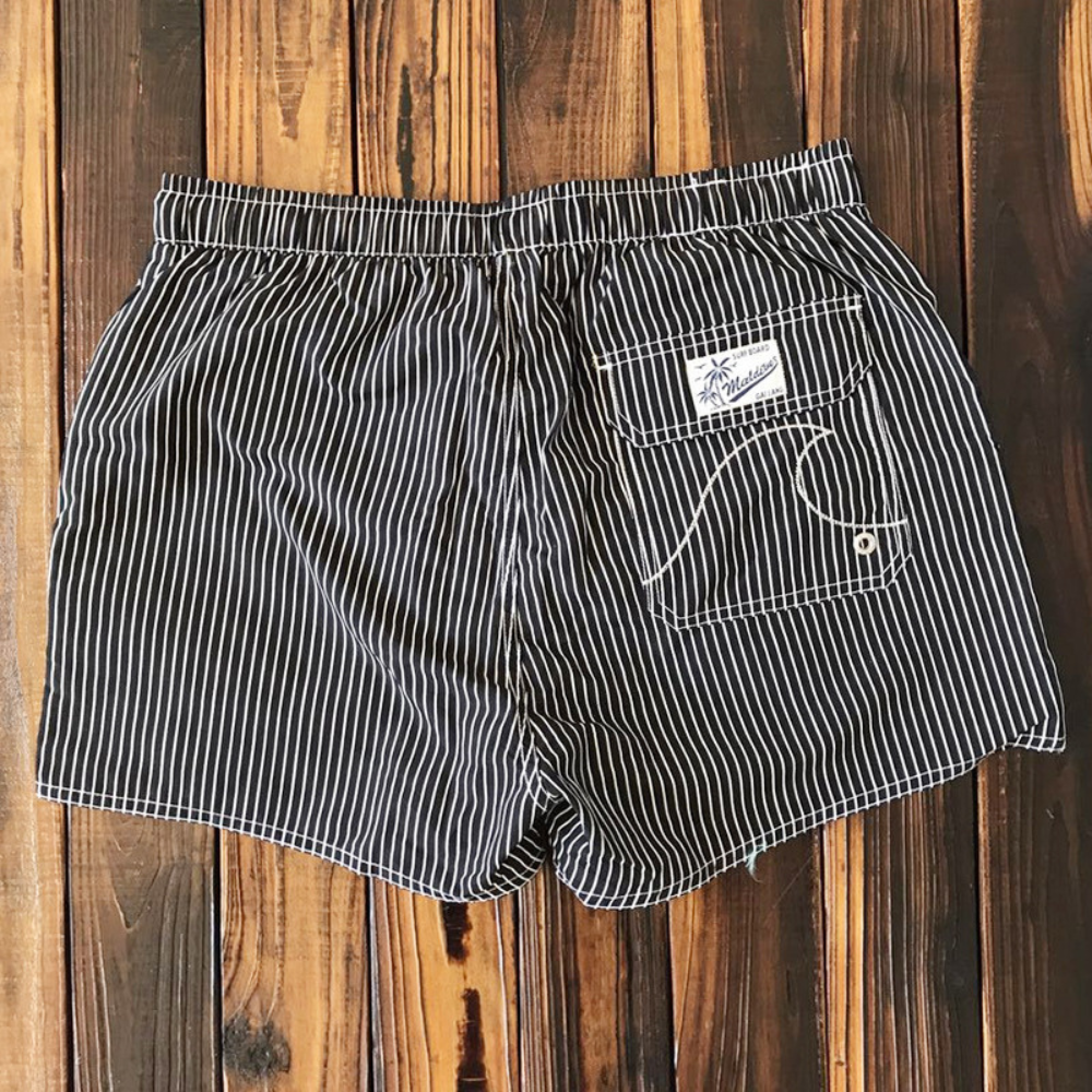 Ethan | Stylish Striped Swim Shorts for Men with Adjustable Drawstring 2