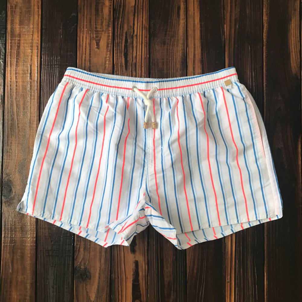 Ethan | Stylish Striped Swim Shorts for Men with Adjustable Drawstring 6