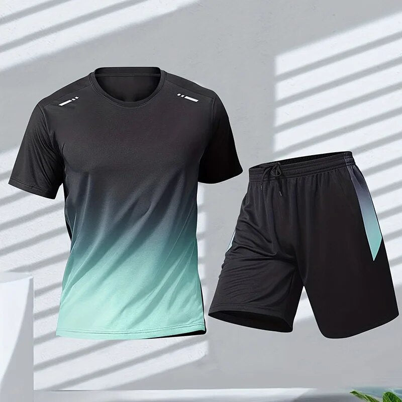 Ethan | Vibrant Gradient Matching Workout Sets for Men 3