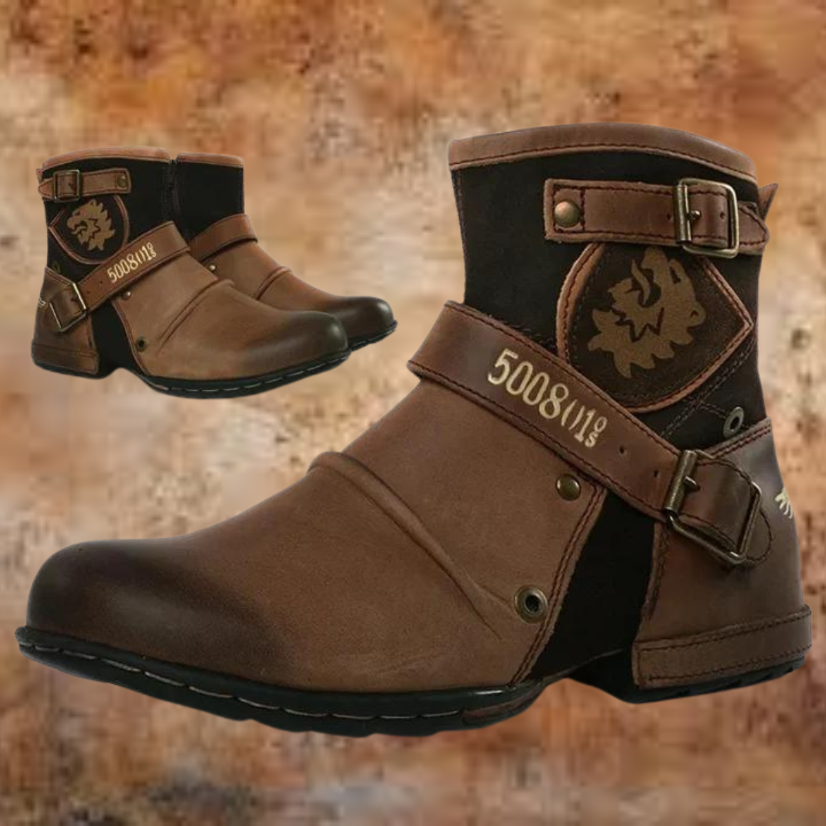 Ethan | Vintage Chic Leather Boots 0