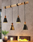 EucalyptusGlow | Elegant Rustic Kitchen Pendant Lighting Fixture 0