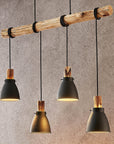 EucalyptusGlow | Elegant Rustic Kitchen Pendant Lighting Fixture 1