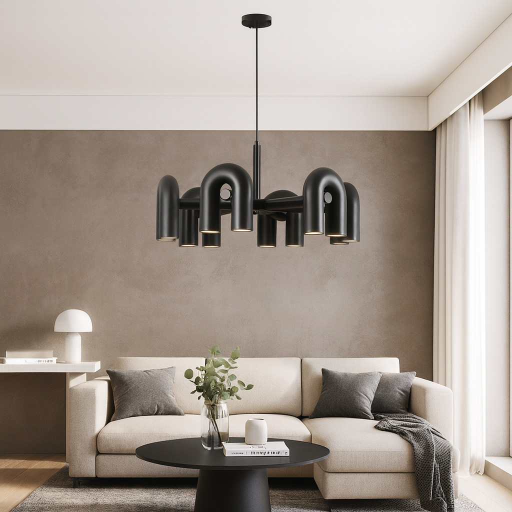 Evania | Modern Bauhaus Inspired Chandelier 2