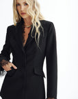Everlee | Lace Detail Fitted Blazer 4